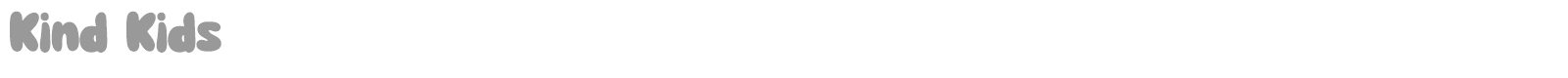 Kind Kids font preview
